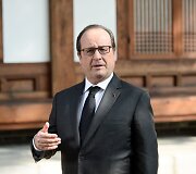 16. Prancūzijos prezidentas Francois Hollande'as