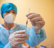 Vilniaus miesto klinikinės ligoninės medikų vakcinacija nuo COVID-19
