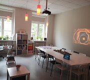 Sensorinis kambariukas, į kurį po pamokų ateina autizmo spektrą turintys mokiniai
