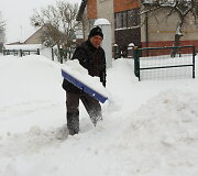 Panevėžio miestą ir rajoną nuklojo sniegas