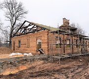 Mozūri&scaron;kių dvaras rekonstrukcijos metu