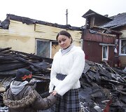 Vilniuje, Kalvarijų gatvėje, gyvenusios Rožės namus sausio 14-ąją prarijo gaisras.