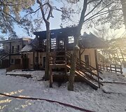 Gaisro vietoje Pervalkoje, viloje &bdquo;Nendrė&ldquo;