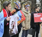 Jaunieji konservatoriai po Vyriausybės langais &scaron;aipėsi i&scaron; Druskininkų skandalo