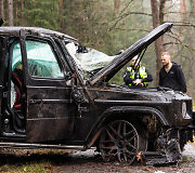 Mercedes-Benz avarija Nemenčinės plente