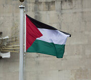 Palestinos vėliavos pakėlimo ceremonija
