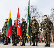 &Scaron;aulių priesaikos ir jaunųjų &scaron;aulių pasižadėjimo ceremonija