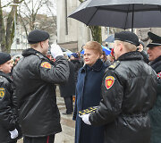 Dalia Grybauskaitė priėmė Generolo Povilo Plechavičiaus mokyklos kadetų priesaikas