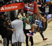NBA dėjimų konkurso momentai