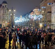 Naujųjų metų sutikimas Vilniaus Katedros aik&scaron;tėje