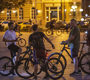 Naktinė &bdquo;kritinė masė&ldquo; kartu su &bdquo;Bike Ride Vilnius&ldquo;