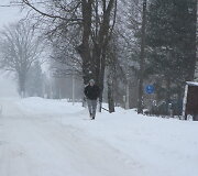 Lijundrą Panevėžyje pakeitė sniegas