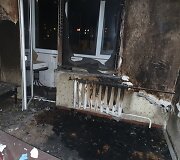 Ukmergės Jaunimo gatvėje sudegęs butas
