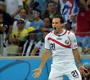 Edinsonas Cavani džiaugiasi įvarčiu