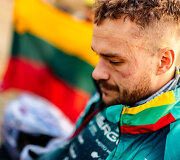 Dovydas Karka antrajame Dakaro ralio etape