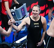 Rūta Meilutytė ir Smiltė Plytnykaitė