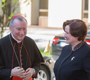 Pietro Parolinas ir Loreta Graužinienė