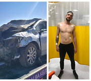 Algimantas Frankonis pateko į autoavariją