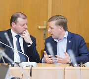 Saulius Skvernelis ir Ramūnas Karbauskis
