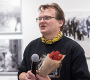 Pauliaus Lileikio fotografijų parodos &bdquo;Fotoamnestija 1988&ndash;1999&ldquo; atidarymas &Scaron;iaulių &bdquo;Au&scaron;ros&ldquo; muziejuje
