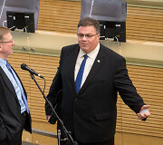 Juozas Bernatonis ir Linas Linkevičius