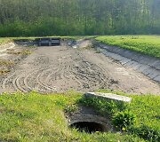 Atviras &scaron;ulinys Karolini&scaron;kių lietaus nuotekų valykloje