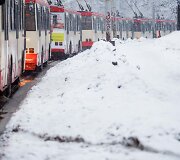 Narbuto gatvėje vėl strigo troleibusų eismas 