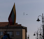 Baltijos valstybių vėliavų pakėlimo ceremonija