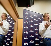 Kandidatas į JAV prezidento postą Randas Paulas