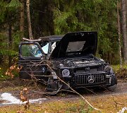 Mercedes-Benz avarija Nemenčinės plente