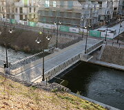 Vilniaus Užupio ir Paupio krantus sujungė naujas pėsčiųjų tiltas