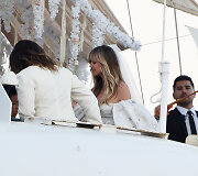 Heidi Klum ir Tomo Kaulitzo vestuvių akimirka