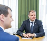 Gintautas Paluckas ir Saulius Skvernelis