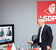 Lietuvos socialdemokratų partija laukia Seimo rinkimų rezultatų
