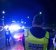 Akimirka i&scaron; vykusio policijos reido