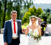 Simono Dailidės ir Aistės Baliunytės vestuvių akimirka