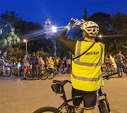 Naktinė &bdquo;kritinė masė&ldquo; kartu su &bdquo;Bike Ride Vilnius&ldquo;