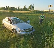 &Scaron;alia Jakų žiedo į laukus nuvažiavusi &bdquo;Audi A4&ldquo;