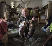 Potvynis Chersono regione