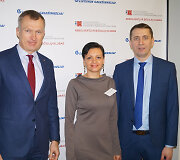 Ambasadorius Darius Degutis, UAB Statoil Fuel  Retail Lietuva Degalinių tinklo departamento direktorė Daiva Pivoriunienė, klubo koordinatorius Giedrius Garbinčius