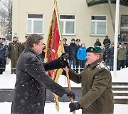 I&scaron;kilminga vėliavos perdavimo naujajam LKA vir&scaron;ininkui ceremonija
