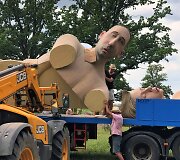 Festivaliui atgabenamos skulptūros