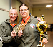 Vilniaus oro uoste pasitiktos  Europos bokso čempionato prizininkės: Gabrielė Stonkutė ir Ana Starovoitova
