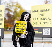 Lietuvos restoranų, vie&scaron;bučių ir kavinių atstovų protestas dėl augančių mokesčių