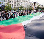 Protestas &bdquo;Leiskit Gazai gyvent&ldquo;