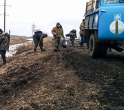 Ukrainos pozicijos prie sienos su Rusija
