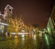 Kaunas puo&scaron;iasi Kalėdoms: sužibo keli kilometrai girliandų ir tūkstančiai dekoracijų
