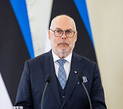 Prezidento Gitano Nausėdos ir Estijos Prezidento Alaro Kariso bendra spaudos konferencija