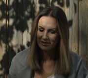 Katažina Zvonkuvienė savo vaikystės namuose Padvarionyse
