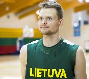 Lietuvos vyrų krep&scaron;inio rinktinės treniruotė